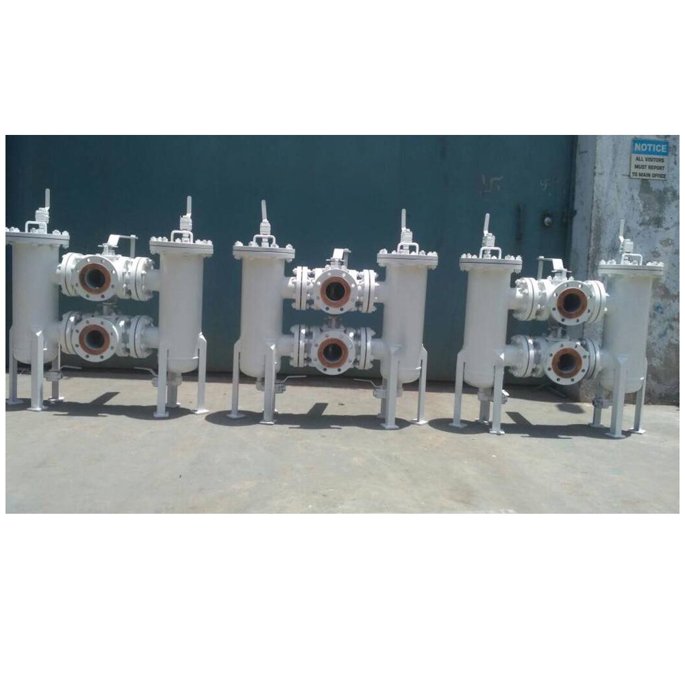 Duplex Basket Strainers for Lube Oil Ready for UAE