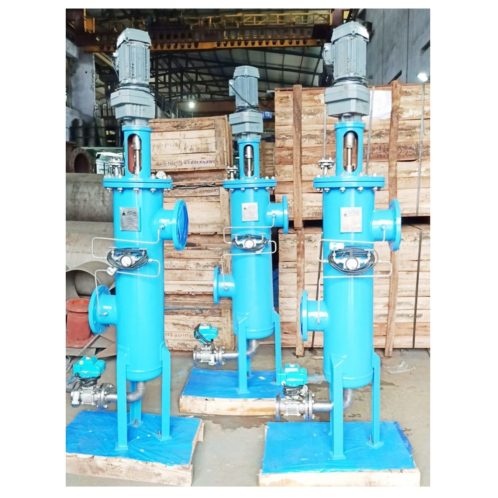 Scrapper Mechanism Self Cleaning Filter