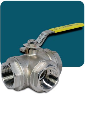 3-Way Ball Valve Flanged